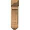 Ekena Millwork Imperial Arts and Crafts Smooth Bracket w/ Offset Brace, Western Red Cedar, 7 1/2"W x 18"D x 30"H BKT0806X18X30IMP03SWR - alternate 2